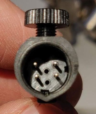 The ADC Headshell Connector on the tonearm