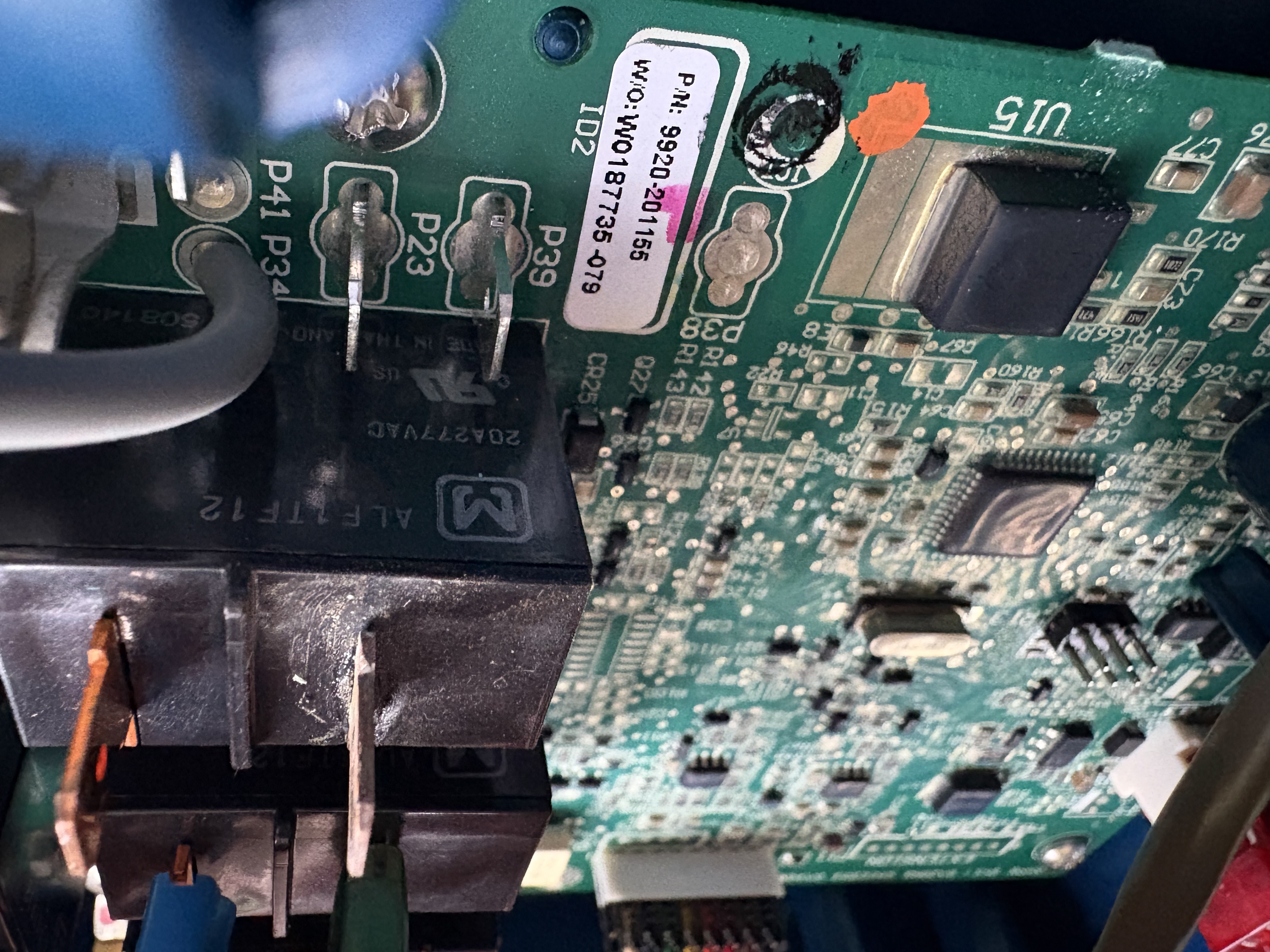 That's the broken relay. Broken Relay